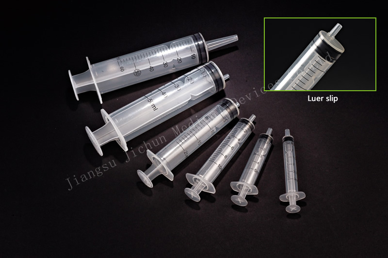 Luer slip syringe