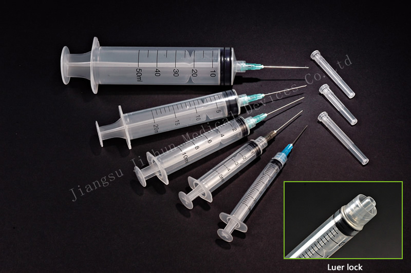 Luer lock syringe
