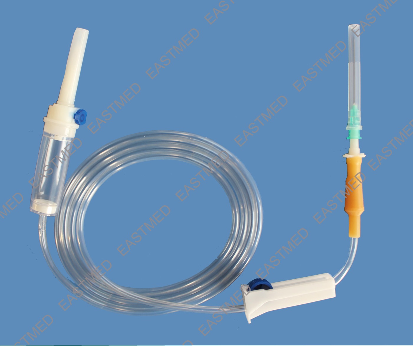 Infusion set with metallic spike