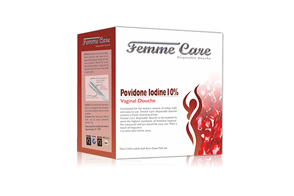 Femme care Povidone Iodine Vaginal Douche